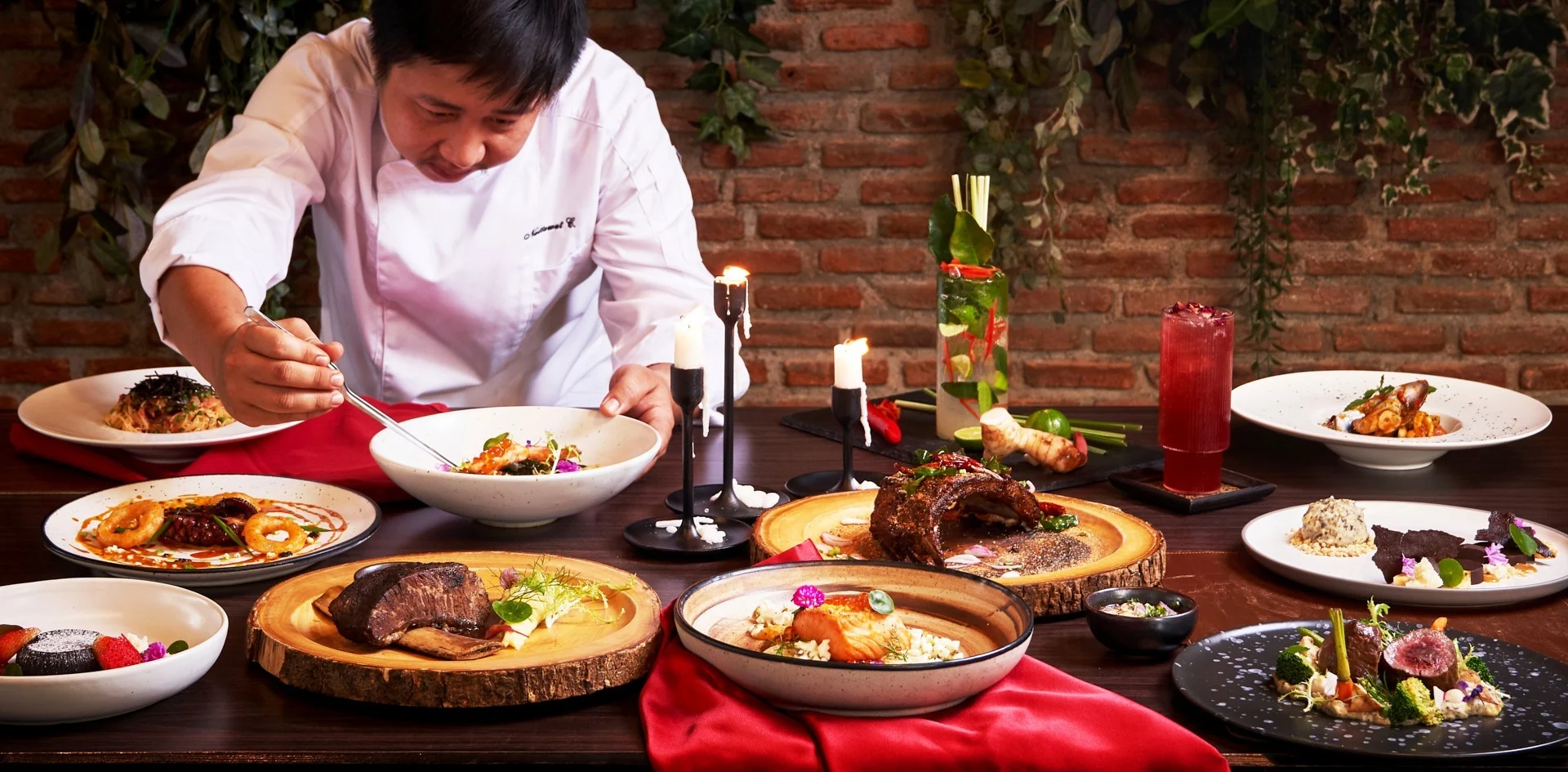 Almuerzo gourmet con vista